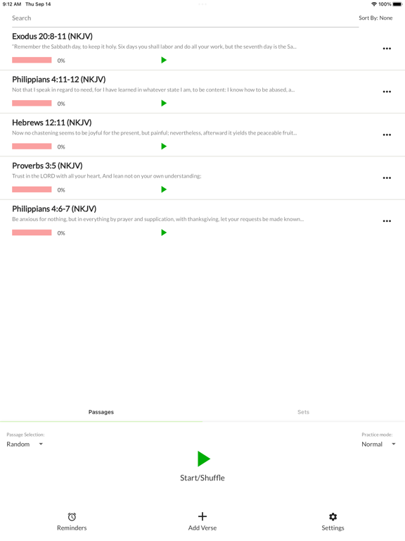 Screenshot #4 pour Bible Ram - Memorize Scripture