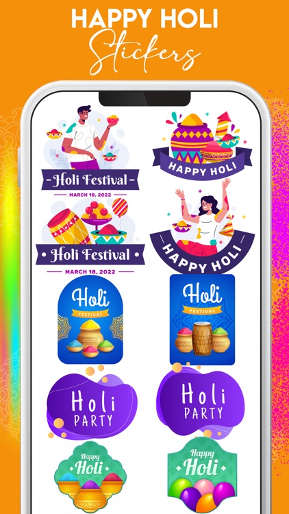 Holi Stickers & Emojis screenshot-3