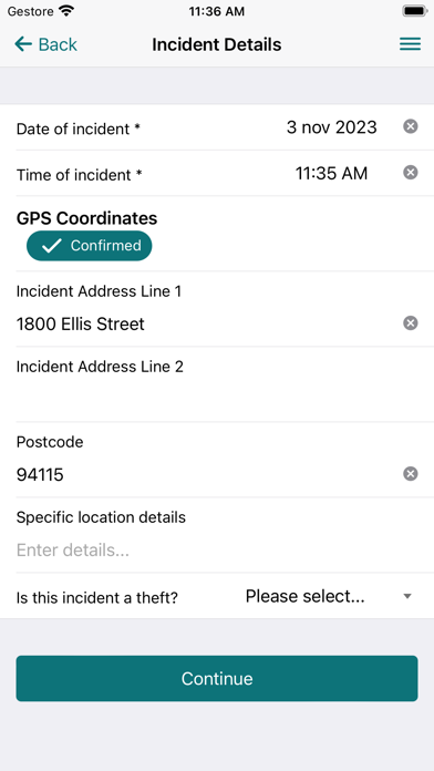 The Clear Group Claims App Screenshot