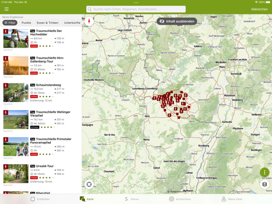 Saarland: Touren - App screenshot 3