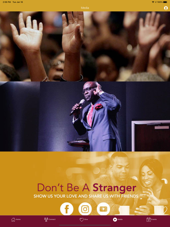 Agape Christian Fellowship iPad screenshot 3 - Lifestyle app