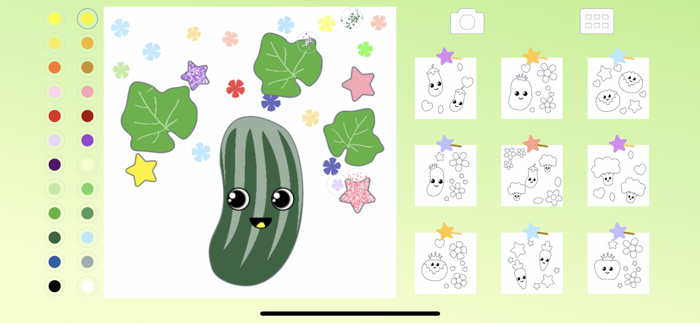 Vegetable Coloring Kid Toddler