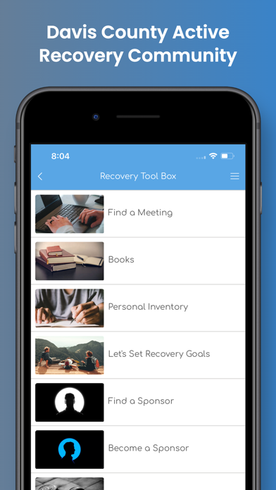 Active Recovery App Screenshot