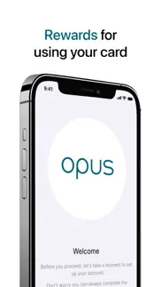opus card iphone screenshot 1