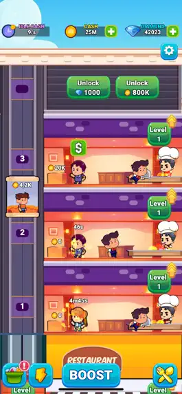 Game screenshot Food Restaurant Tycoon apk
