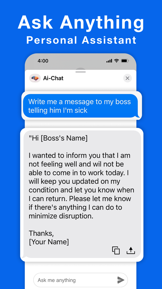 #4. Ai-Chat Chatbot Assistant Bot (iOS) 由: Memes Apps LLC