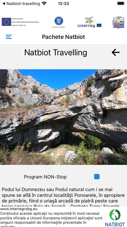 Natbiot travelling