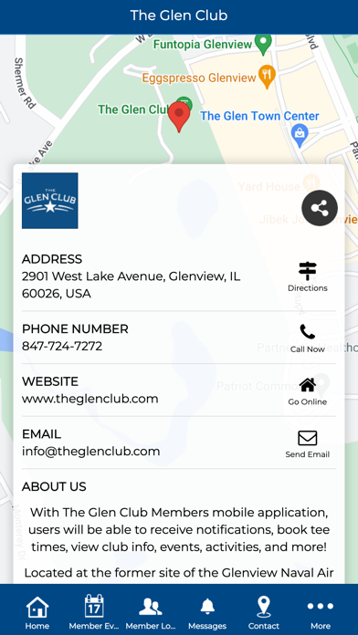 The Glen Club Member App Screenshot