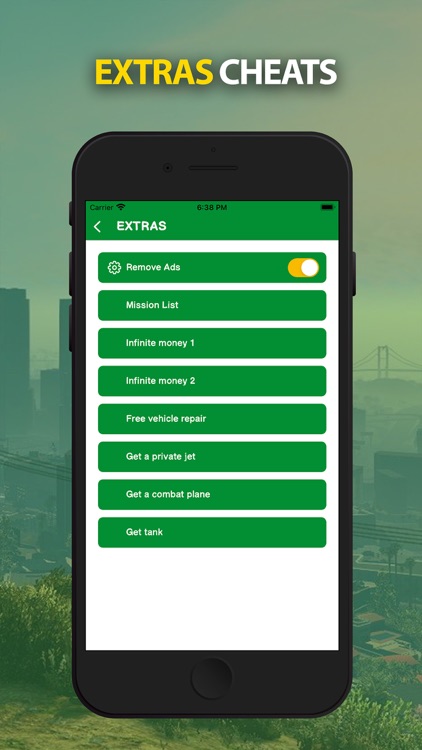 Free Cheats GTA 5 cell phone app