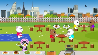 Penguin Club Diner Dash Games Screenshot