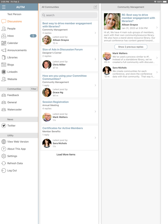 Screenshot #5 pour AUTM Community Groups