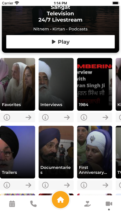 Sangat TV Screenshot