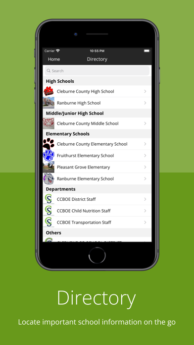 Cleburne County Schools Screenshot