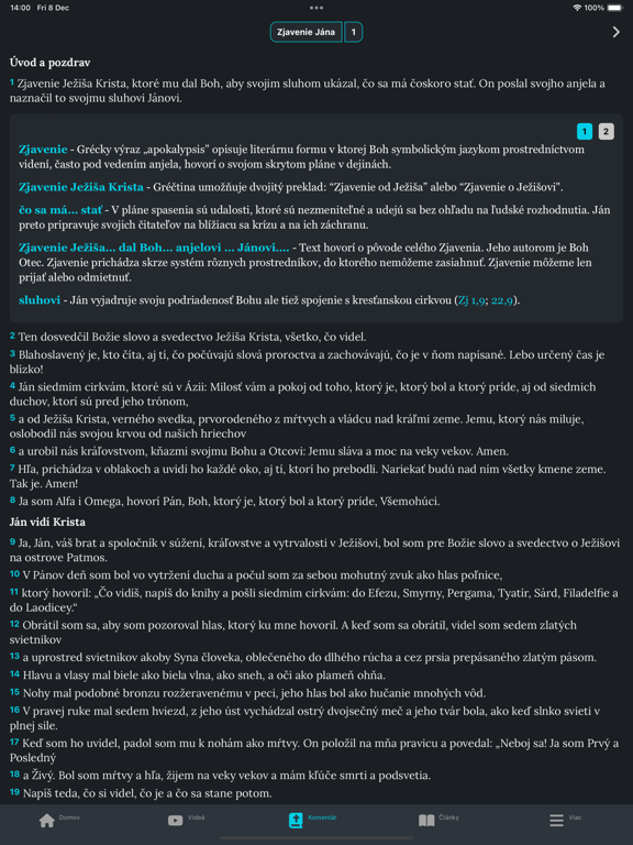 Screenshot #6 pour Biblický komentár
