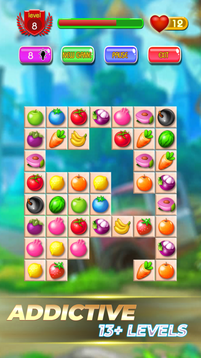 Onet Connect Fruit Blaze Blitz Screenshot