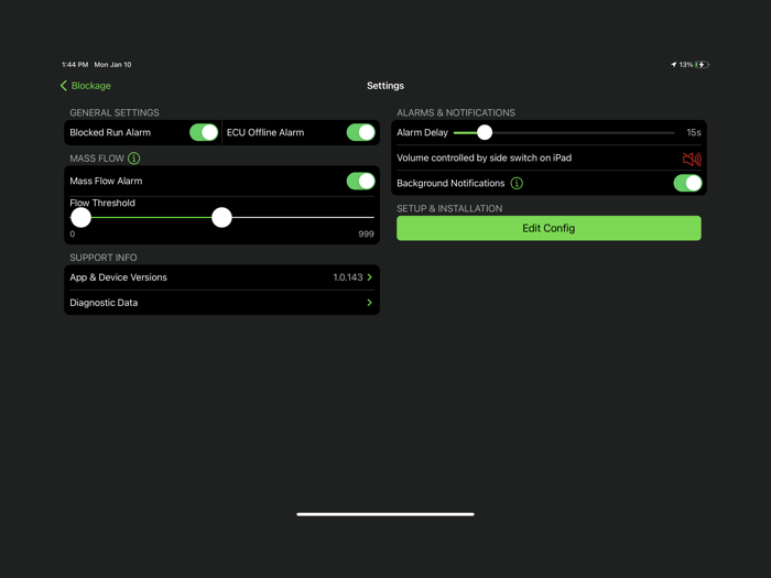 Recon On-Frame Blockage