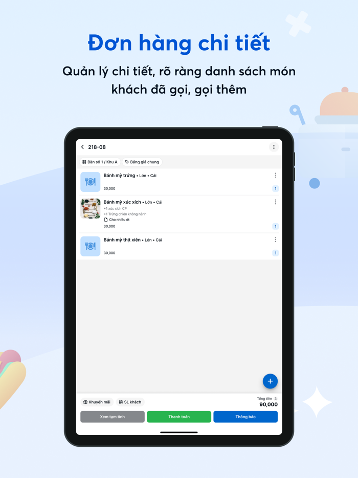 KiotViet Nhân viên Nhà hàng