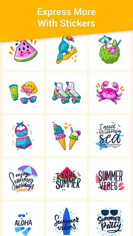 Game screenshot Summer Time Love Emojis mod apk