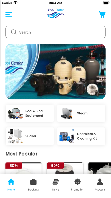 Pool Center Screenshot