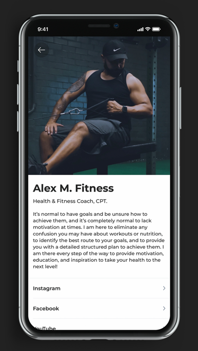 Alex M. Fitness Screenshot