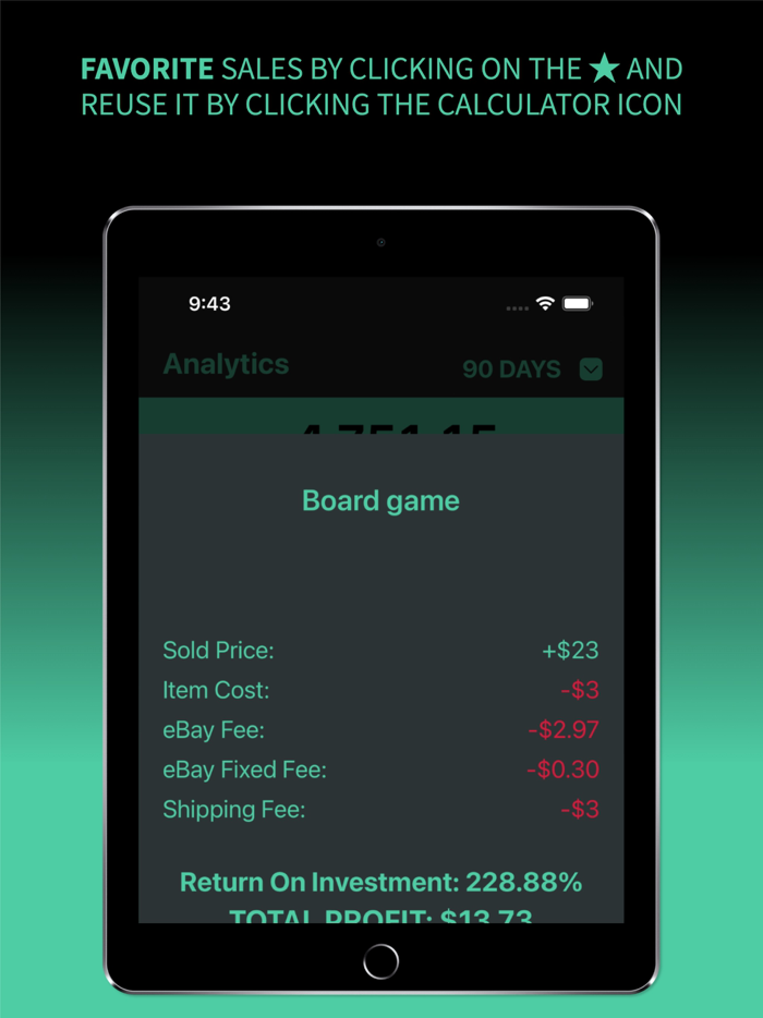 eProfit eBay Profit Calculator