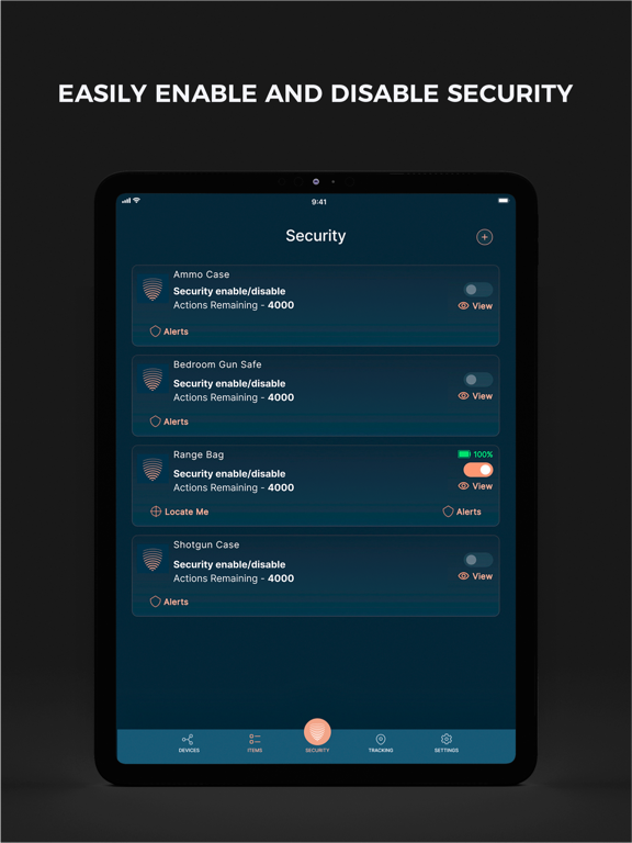 GunAlert iPad screenshot 3 - Productivity app