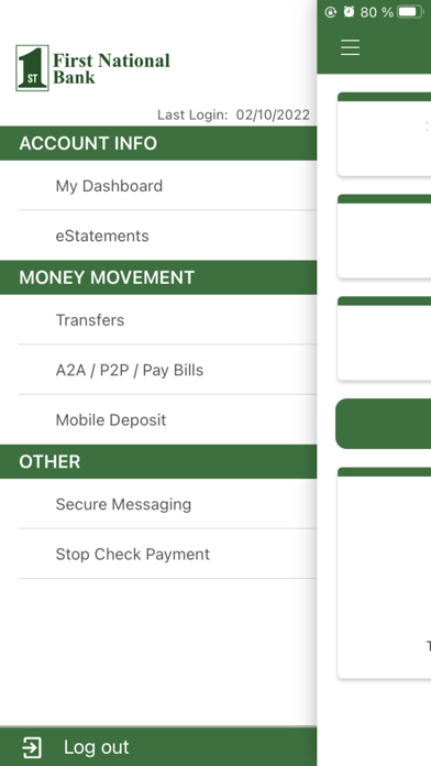 First National Bank Nevada MO Screenshot