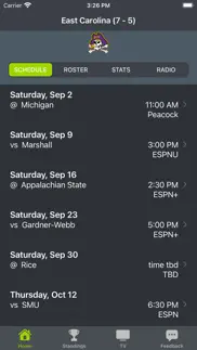 east carolina football app iphone screenshot 1