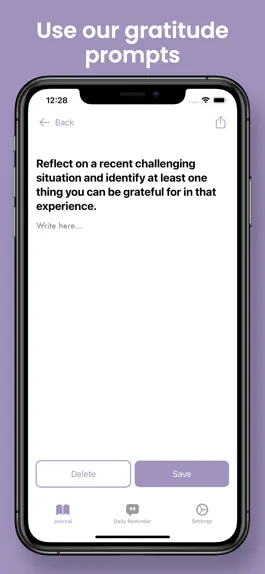 Game screenshot PositiveMe: prompted journal apk