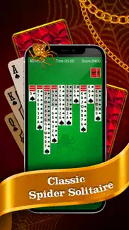 spider solitaire - classic fun iphone screenshot 1