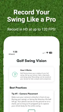 Game screenshot Golf Swing Vision: Slow Motion mod apk
