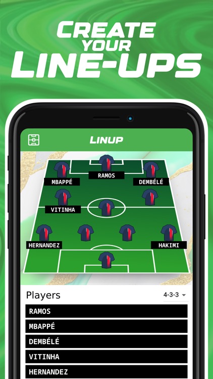Linup - Share football lineups by Julien Griffoul