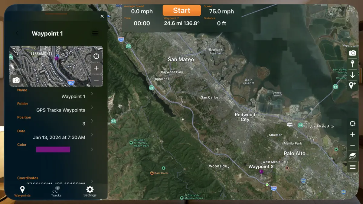 GPS Tracks screenshot 2