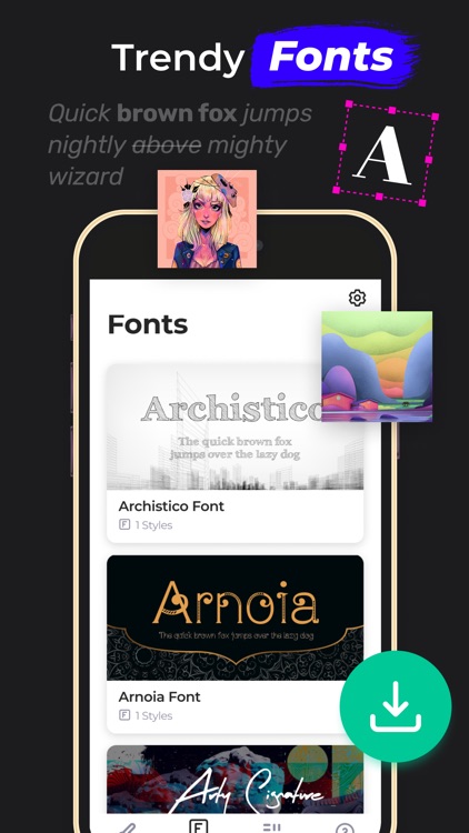 Brushes for Procreate & Fonts