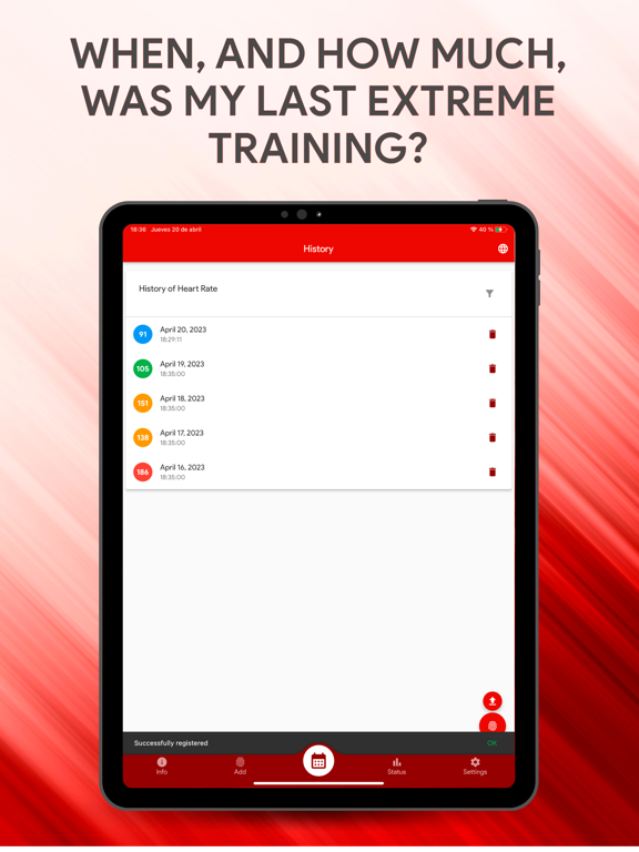Hearth Rate Monitor App | HRM iPad screenshot 6 - Medical app