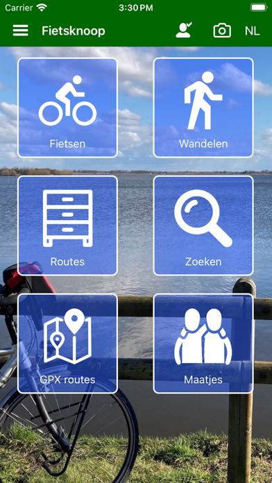 Fietsknoop bike and hiking app Screenshot