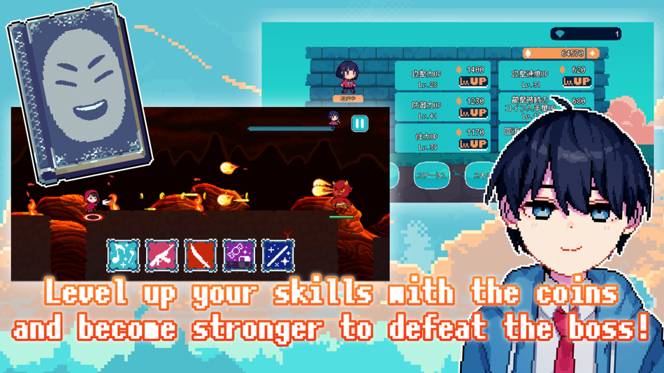 #3. WonderRun - Run action RPG (iOS) بواسطة: Yuji Onuki