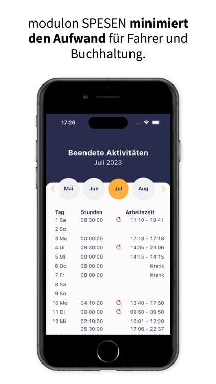 modulon Zeiterfassung