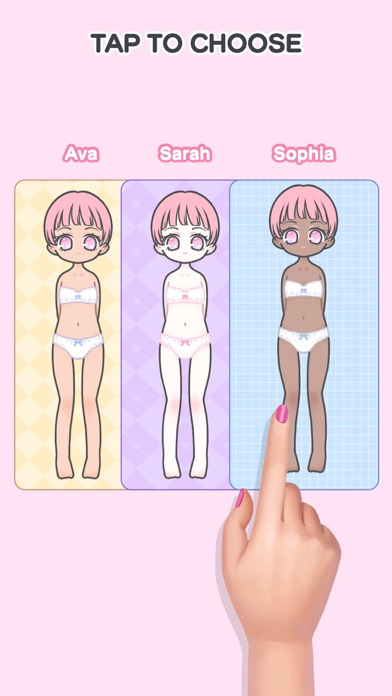 Pink Paper Doll Screenshot