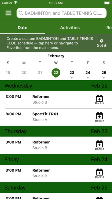 BATTS ATHLETICS Screenshot