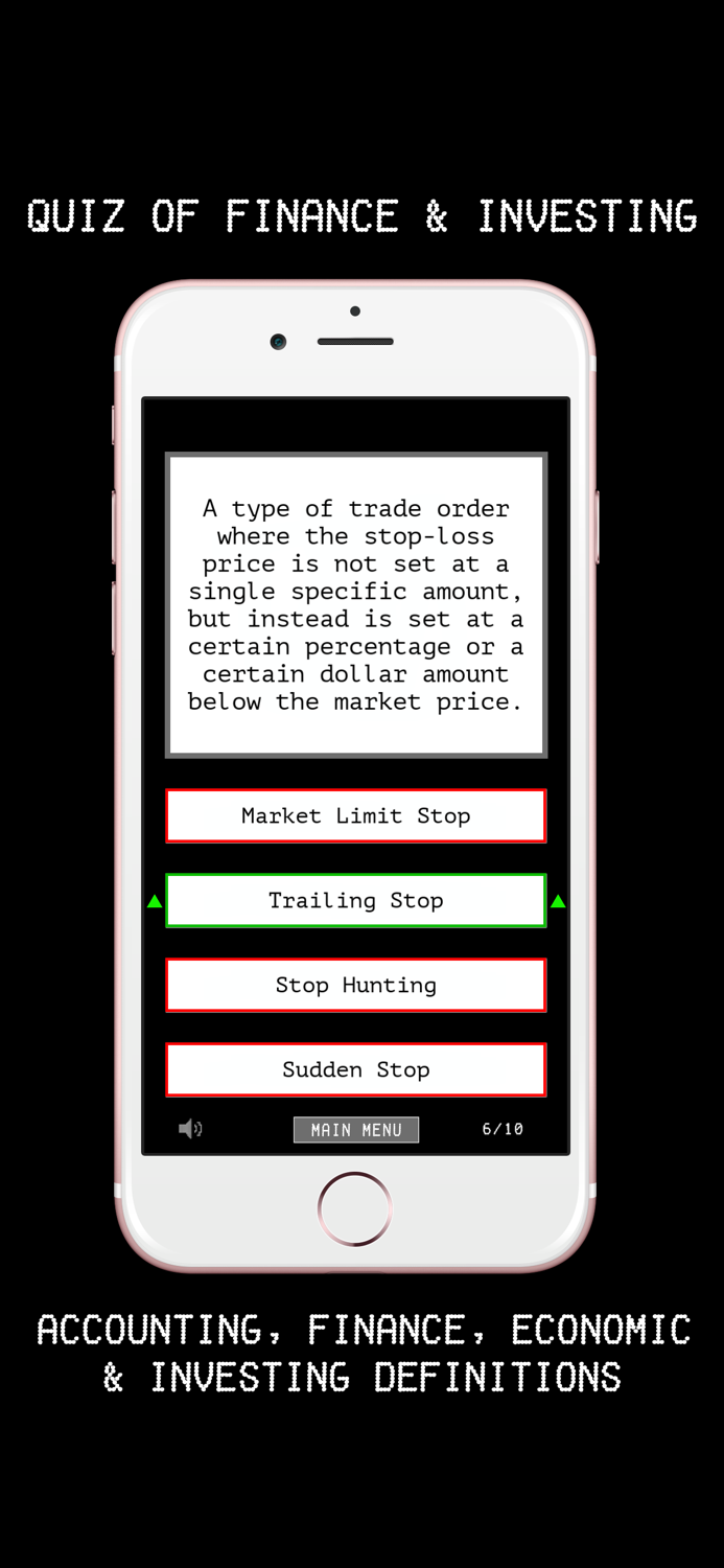 Quiz of Finance and Investing