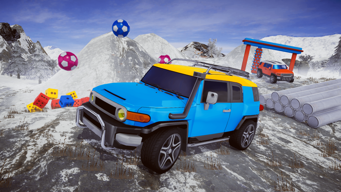 FJ Cruiser Snow Driving Fun