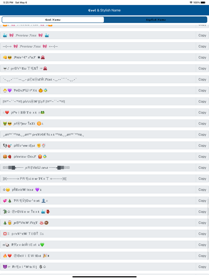 Stylish Name Generator