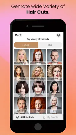 Game screenshot CutAI - AI Hair Style Changer apk