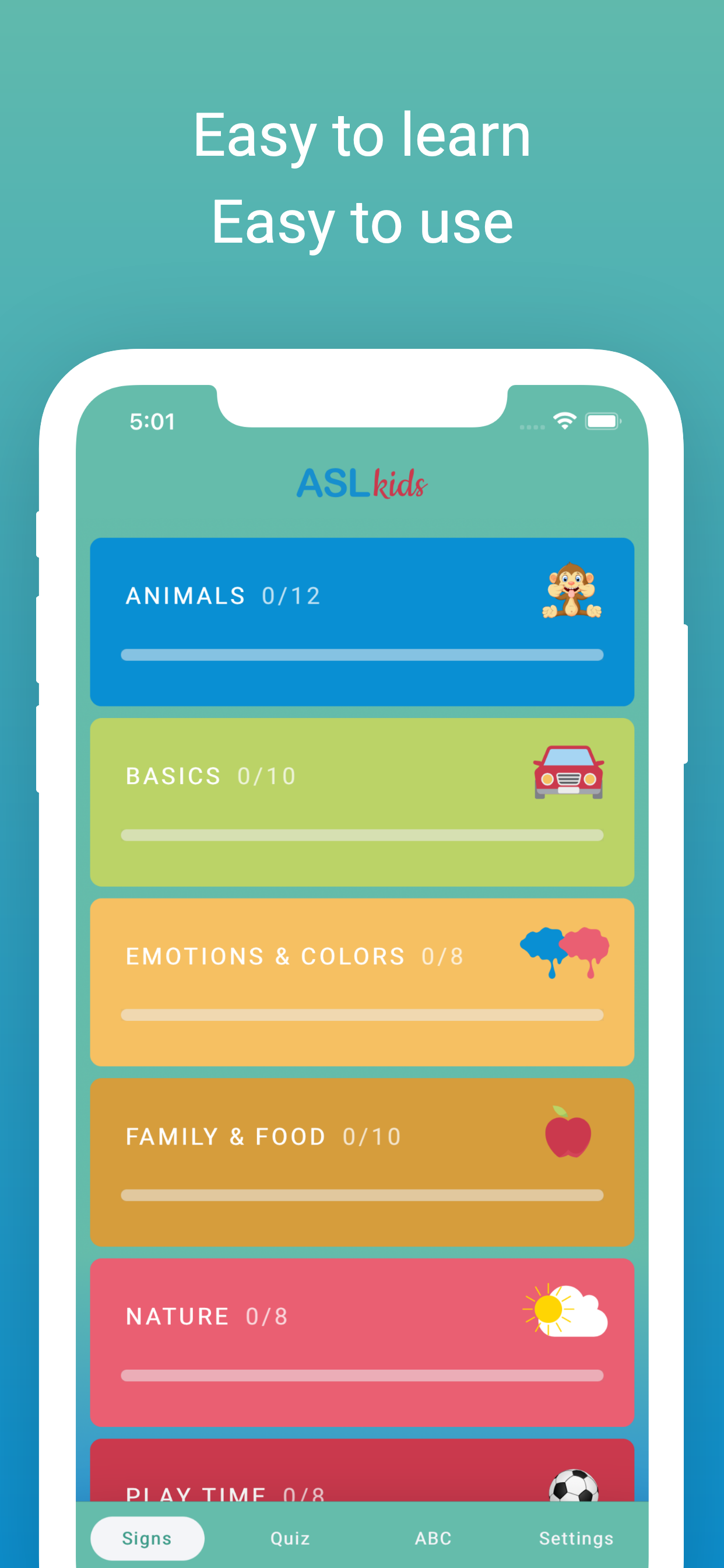 ASL Kids - School