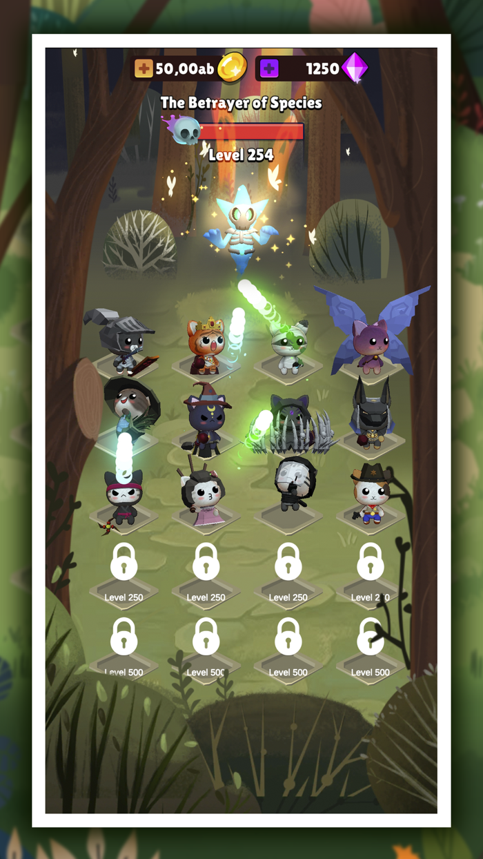 Merge Cats Idle Monsters Game