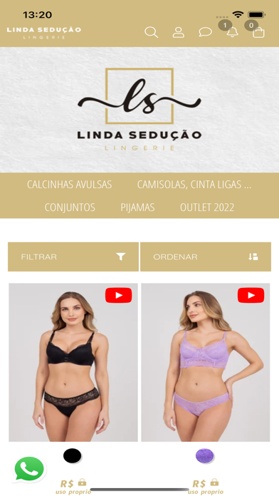 linda sedução Screenshot