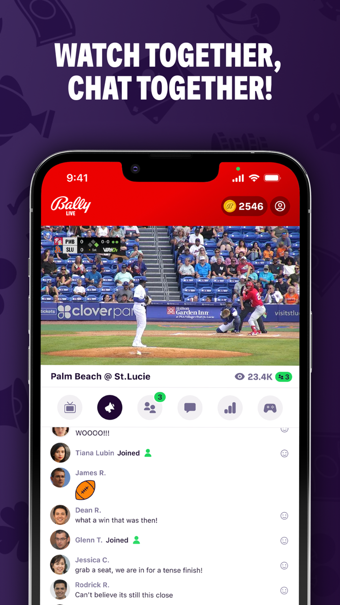 Bally Live Stream with Rewards