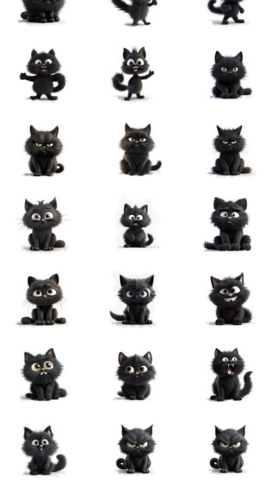 Black Cat Moods Screenshot