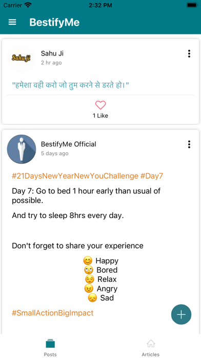 Personality Development App Screenshot